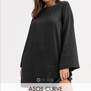 New with tags black silk dress